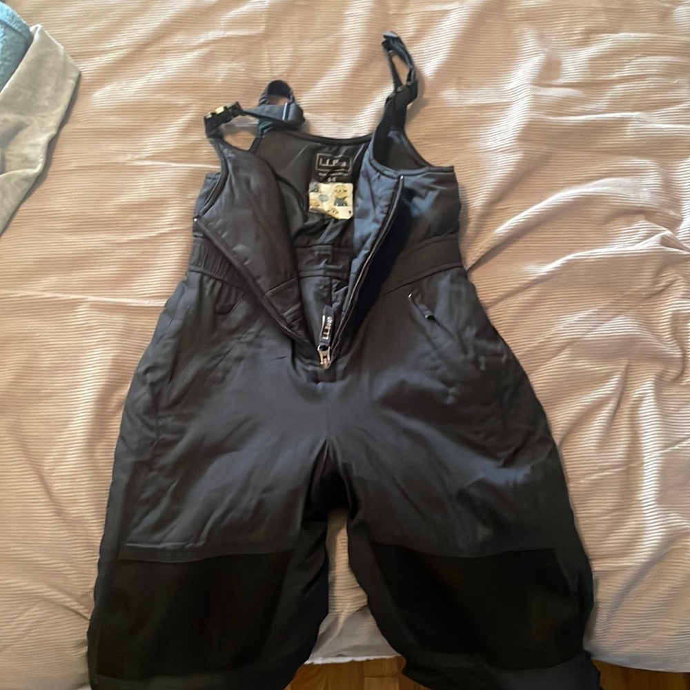 Ll bean kids snow suit/ snow bibs - size 5/6